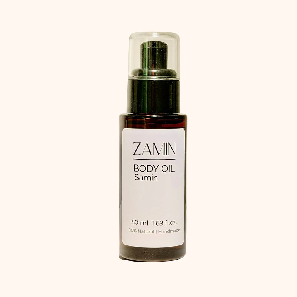 Body Oil Samin - White Lotus